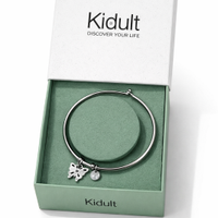 Bracciale Kidult rigido con charm farfalla