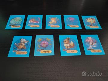 Lotto di 9 card lenticolari Yoga Pokémon