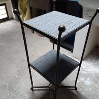 PORTA PER IL BAGNO FERRO BATTUTO ARTIGIANALE