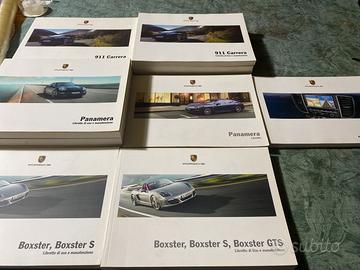 Depliant libretti e poster originali PORSCHE