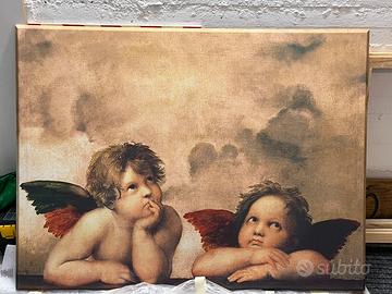 Quadro su tela angioletti