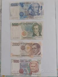 Banconote Italia/USA/Canada/UK