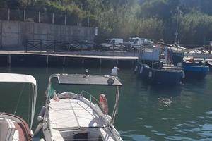 Barca in vetroresina motore entrobordo - gozzo