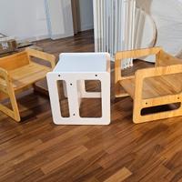 Seggioline in legno per bambini