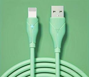 Cavo USB - Lightning verde menta