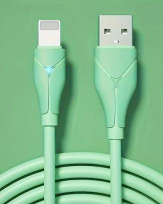 Cavo USB - Lightning verde menta