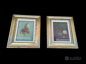Coppia di quadri decorativi