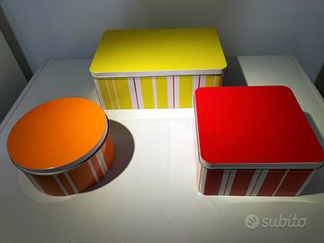 Scatole metalliche per alimenti