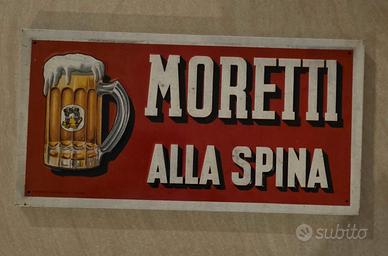 Insegna birra Moretti