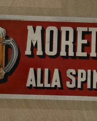 Insegna birra Moretti