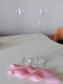 Candelieri in cristallo Colle