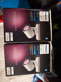 Due faretti Philips hue  bluetooth