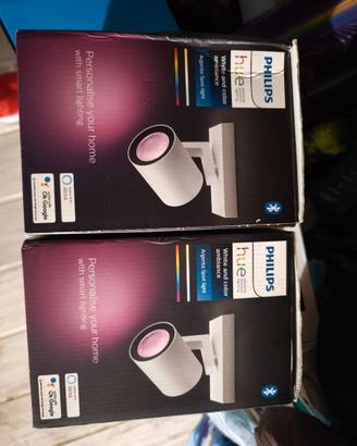 Due faretti Philips hue  bluetooth