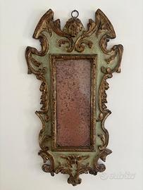 Specchiera Veneziana in legno intagliato e dorato