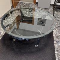 Tavola per soggiorno in ferro battuto