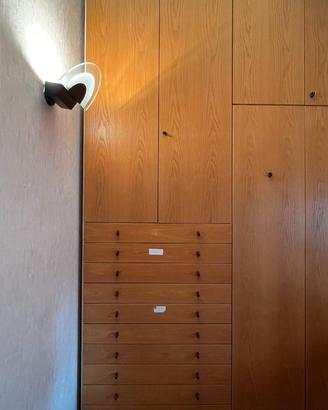 Armadio legno 6ante + 1anta ribalta per scrivania
