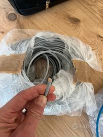 Cavo unipolare fs17 sezione 1x6mm2 grigio e blu