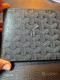 Portafoglio Goyard Grigio con Interno Giallo