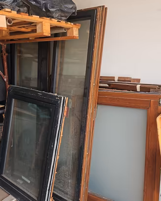 Infissi legno alluminio 