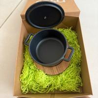 Mini Cocotte in ghisa nera diametro 12cm