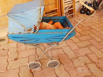 Carrozzina giocattolo in latta Couplex Belgium