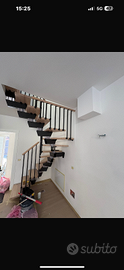 scala laminato effetto legno e ferro NUOVA.