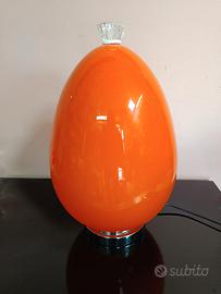 lampada vintage a forma di palloncino arancione 