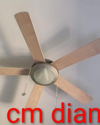 ventilatore da soffitto con luce