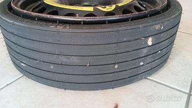ruotino di scorta 15" 5 fori et28 per audi a2