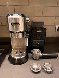 Macchina Caffe Delonghi Dedica Style + Macinacaffe
