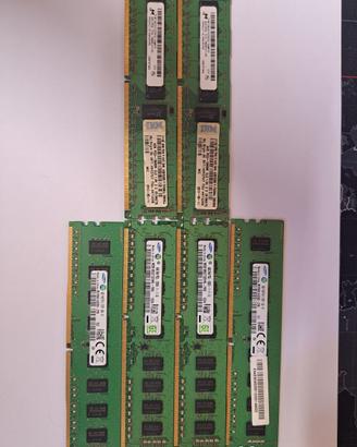Lotto SIM DDR3 Gb 6 pezzi