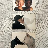 3 cartoline vintage anni ‘90 UNITED COLORS