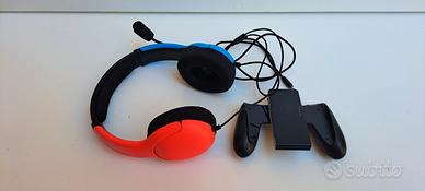 Set Accessori Nintendo Switch: Cuffie Gaming Neon