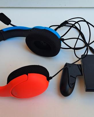 Set Accessori Nintendo Switch: Cuffie Gaming Neon