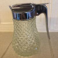 Salsiera o lattiera in vetro e inox