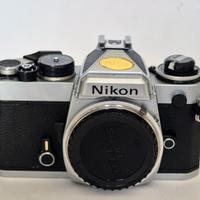 Nikon FE Silver Solo corpo macchina fotografica re