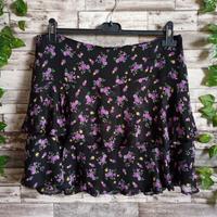 MINI GONNA A BALZE E FIORI PIMKIE TG. 42 NUOVA