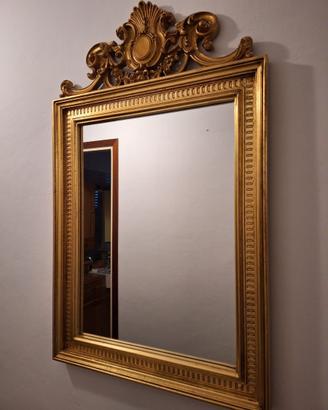 specchio vintage dorato stile barocco