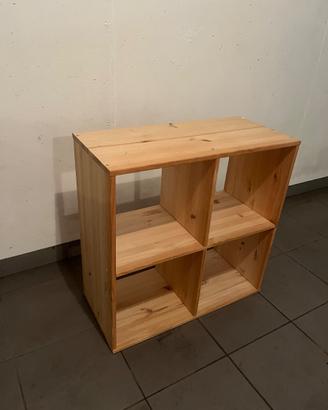 Libreria in legno 4 vani