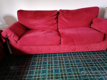 Coppia di divani in alcantara