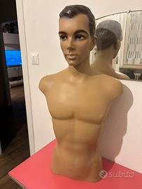 Mezzobusto manichino uomo vintage anni 60