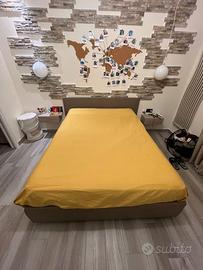 Struttura letto matrimoniale contenitore