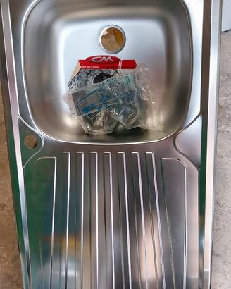 Lavello in acciaio inox