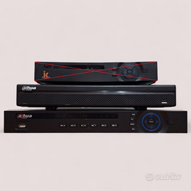 DVR REGISTRATORI PER TELECAMERE DAHUA 4K e 2K