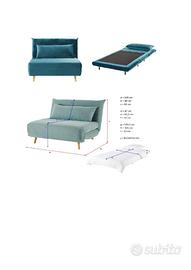 POLTRONA LETTO PIEGHEVOLE