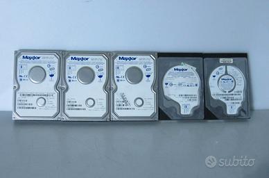 5 Hard Disk 3,5“-IDE,Funzionanti ,Testati e Format