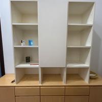 Libreria + mobile cassettone