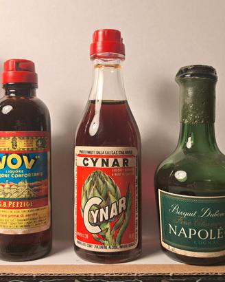 mignonnette liquori d'epoca 5 pz, anche singoli