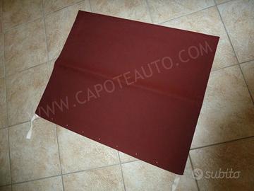 Capote Fiat 500 D F L R tessuto Bordeaux rossa