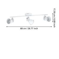 Faretti Led Eglo Spot, Bianco